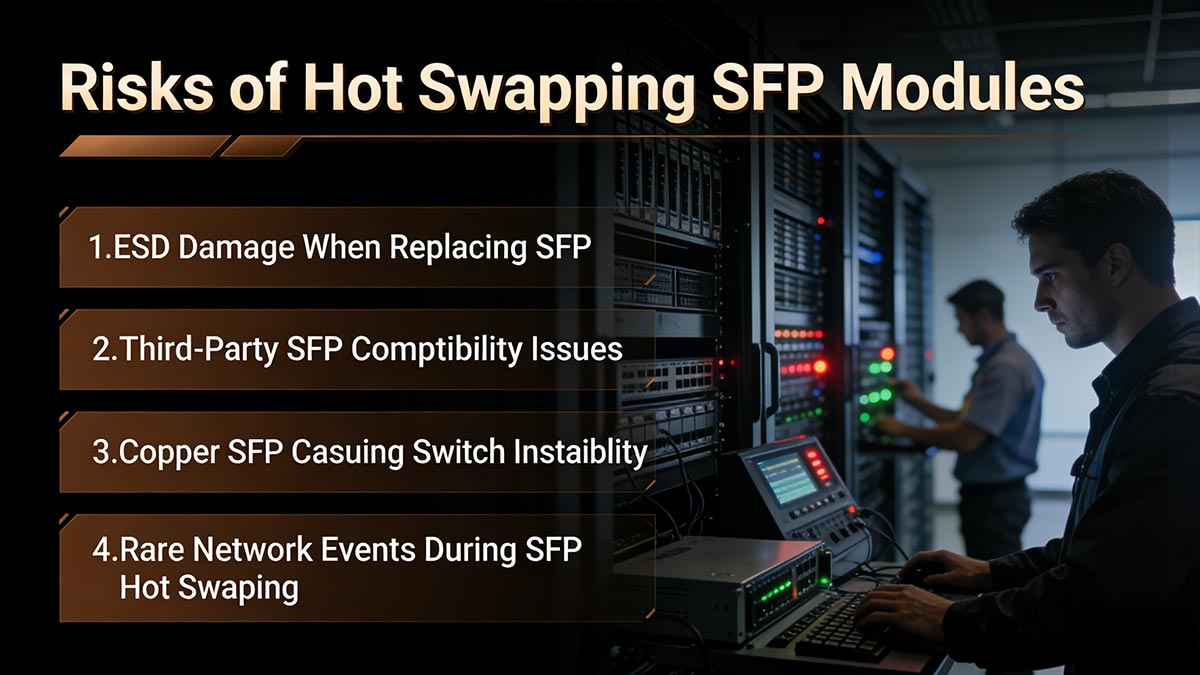 Risks of Hot Swapping SFP Modules (Real Engineer Experiences)