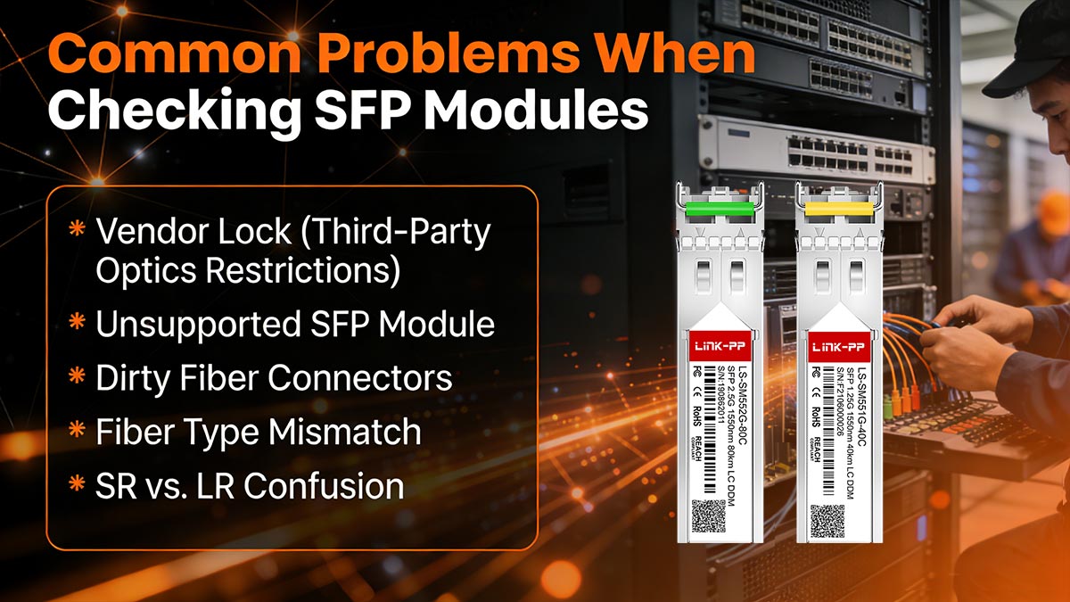 Common Problems When Checking SFP Modules