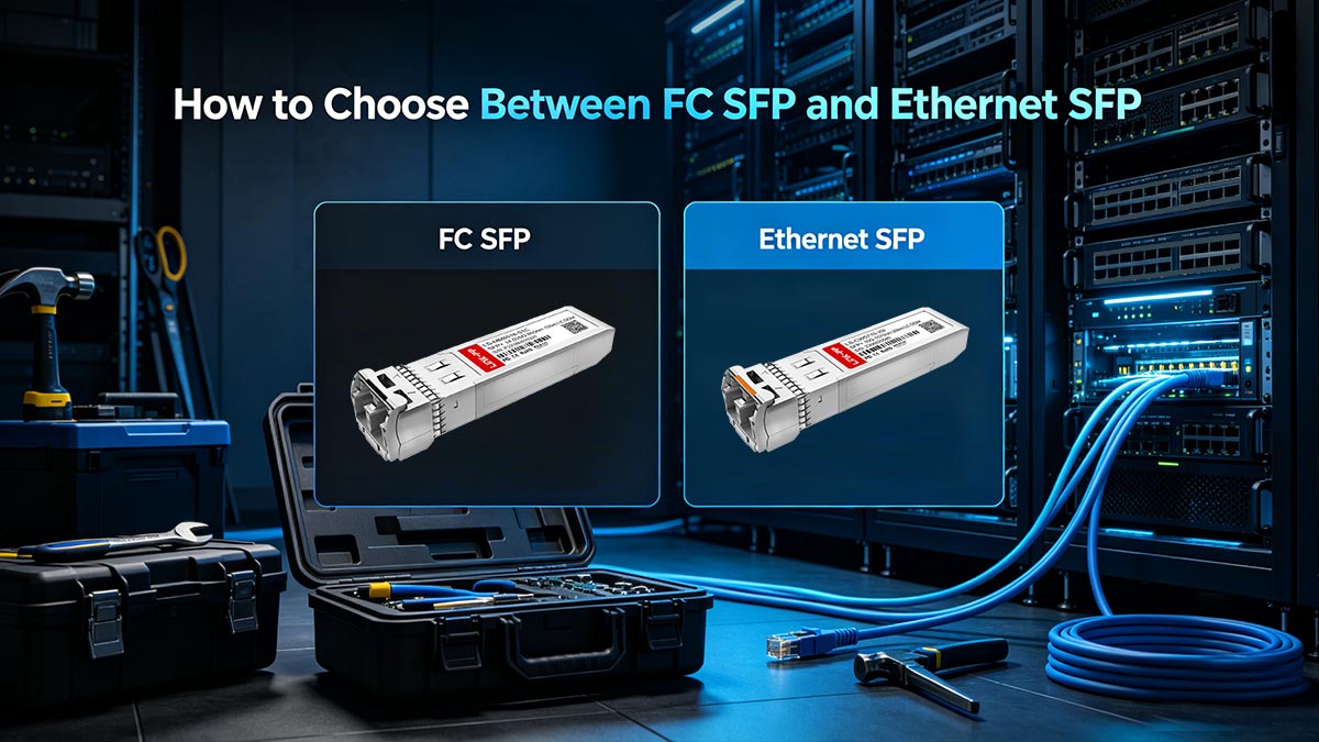 How to Choose Between FC SFP and Ethernet SFP
