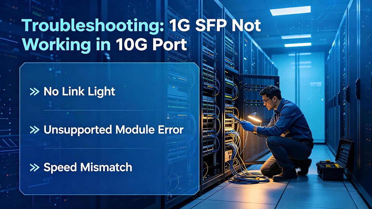 Troubleshooting: 1G SFP Not Working in 10G Port