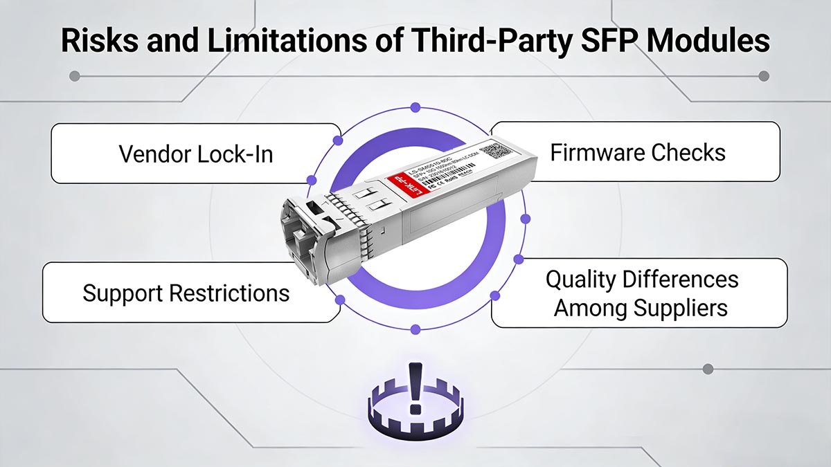 Risks and Limitations of Third-Party SFP Modules