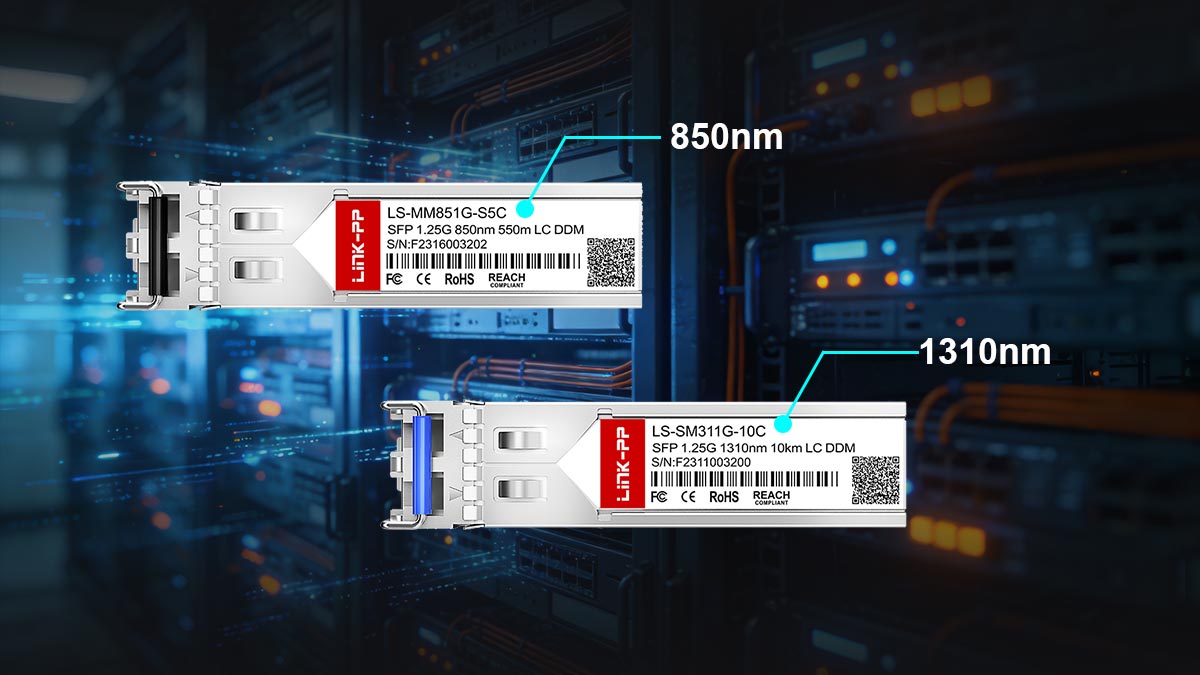 What Does 850nm vs. 1310nm Mean in SFP Modules?