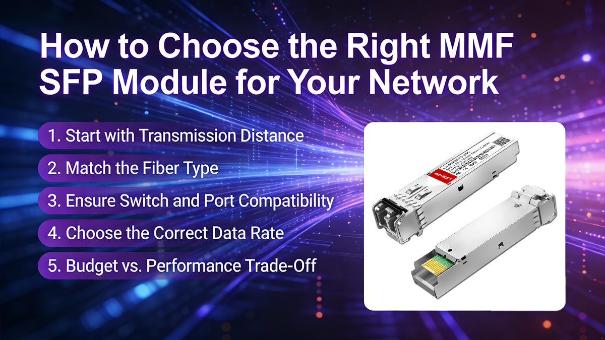 How to Choose the Right MMF SFP Module for Your Network