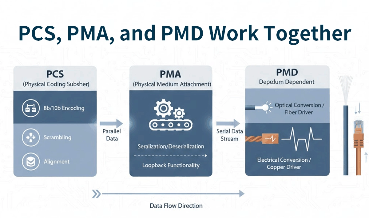PCS, PMA, and PMD Work Together