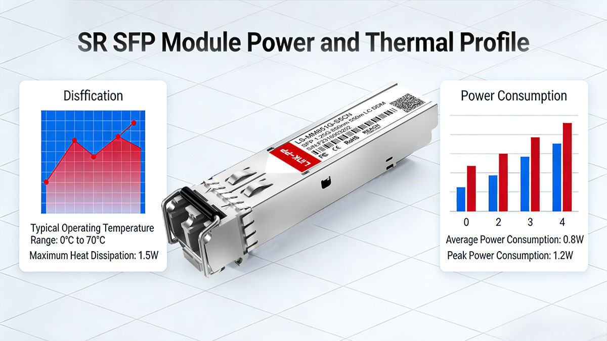 SR SFP Module Power and Thermal Profile