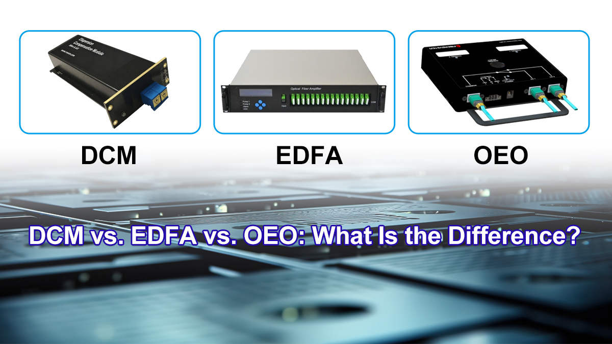 DCM vs. EDFA vs. OEO: What Is the Difference?