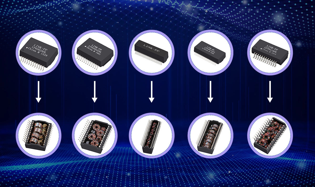 SMT Mount LAN Transformers