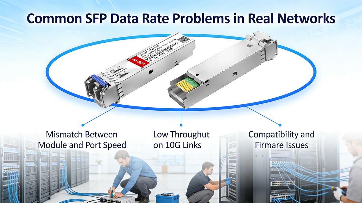 Common SFP Data Rate Problems in Real Networks