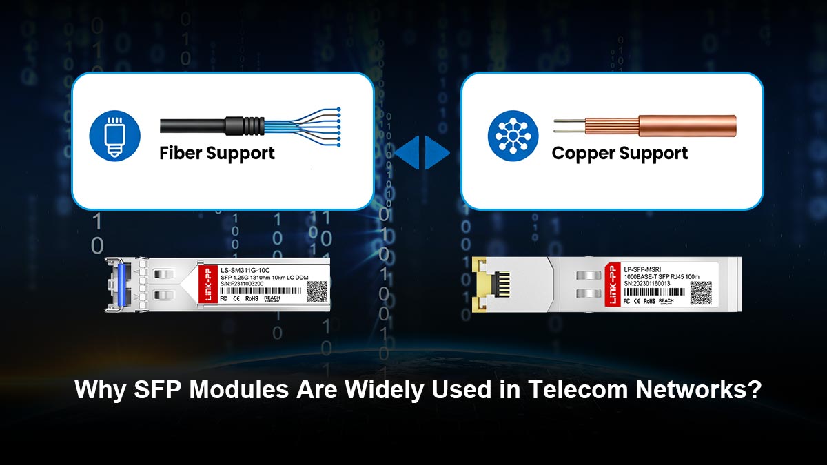 Why SFP Modules Are Widely Used in Telecom Networks