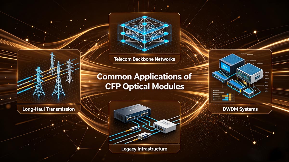 Common Applications of CFP Optical Modules