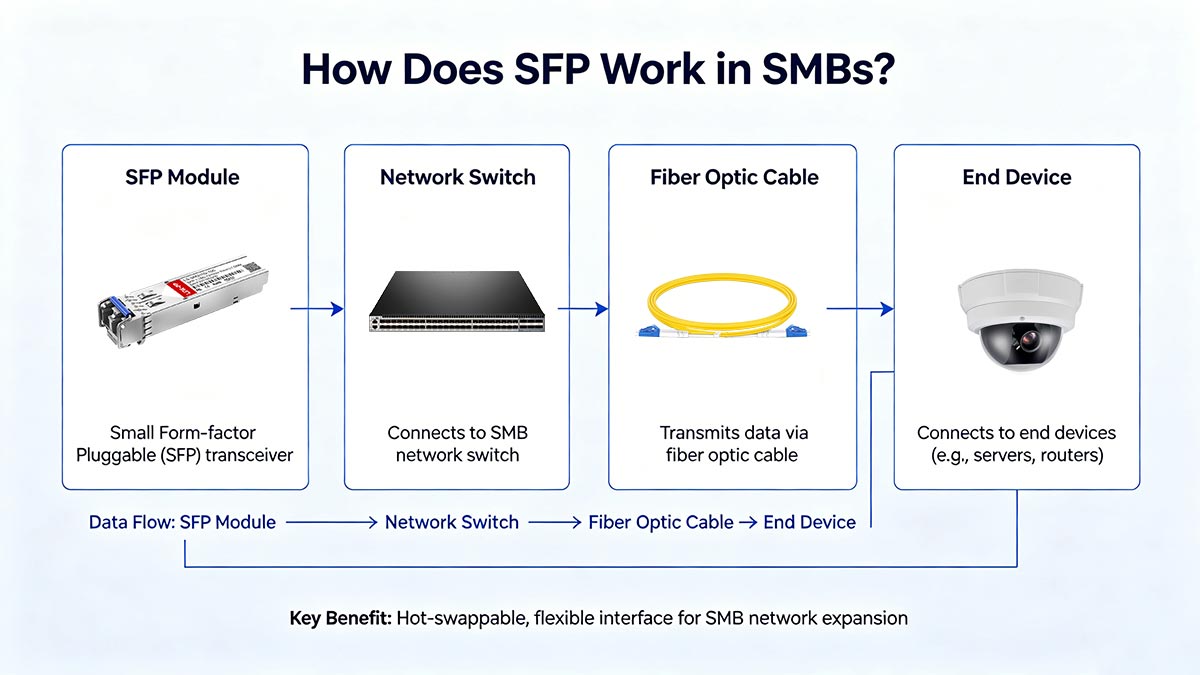 What Is an SFP Module and How Does It Work in SMBs?
