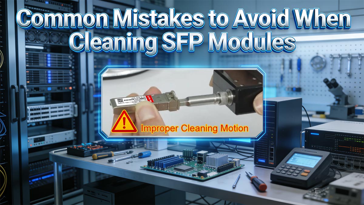 Common Mistakes to Avoid When Cleaning SFP Modules