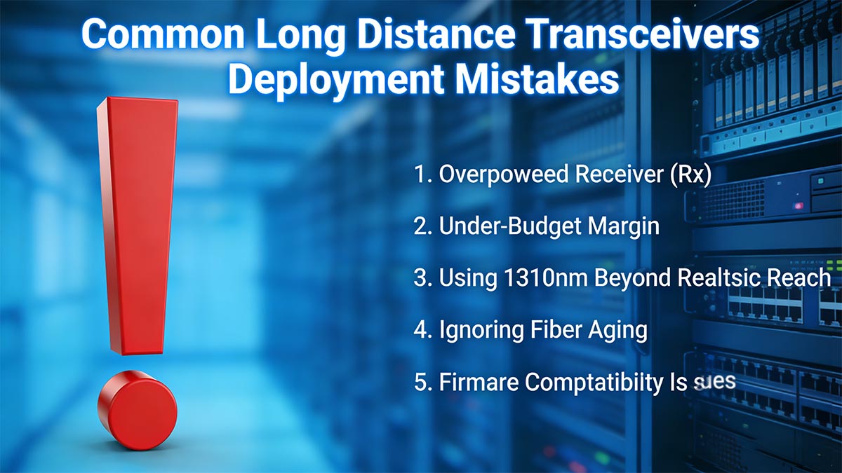 Common Long Distance Transceivers Deployment Mistakes
