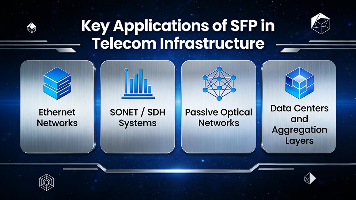 Key Applications of SFP in Telecom Infrastructure