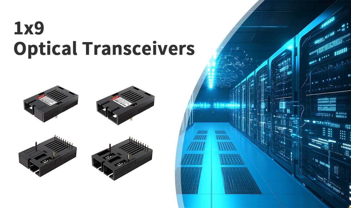 1x9 optical transceivers