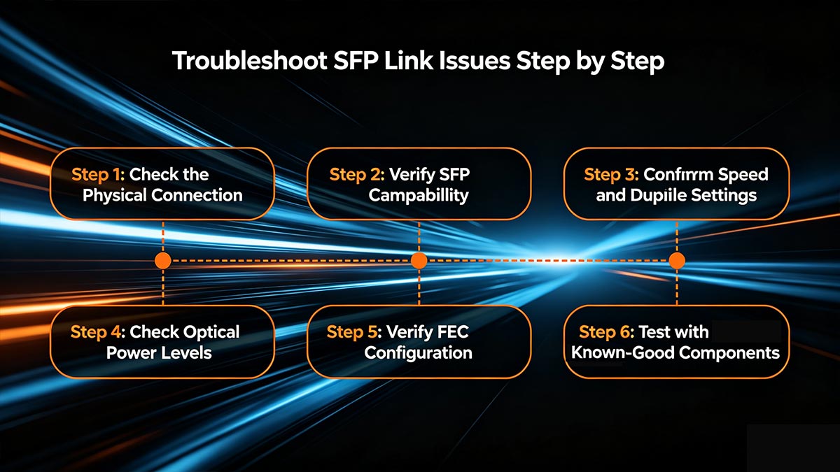 Troubleshoot SFP Link Issues Step by Step