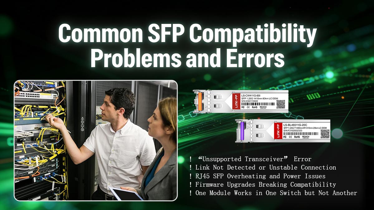 Common SFP Compatibility Problems and Errors