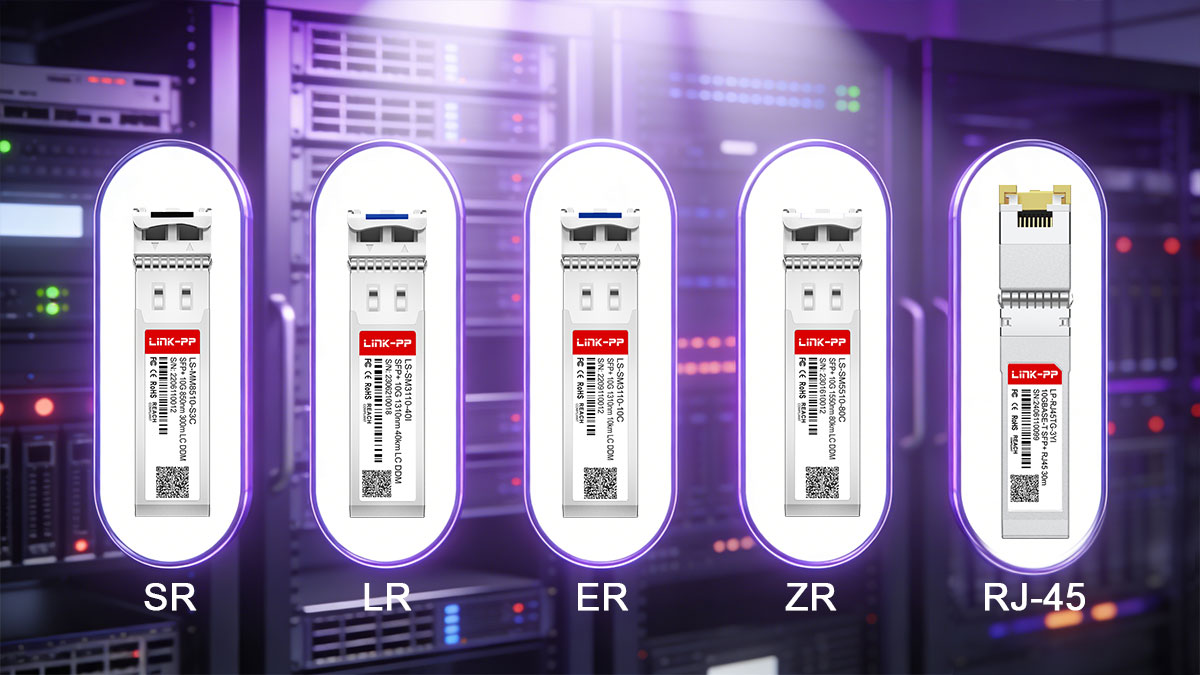 Types of 10GbE SFP+ Modules