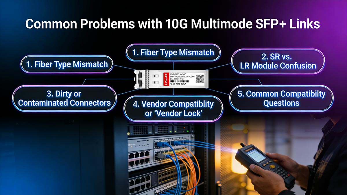 Common Problems with 10G Multimode SFP+ Links