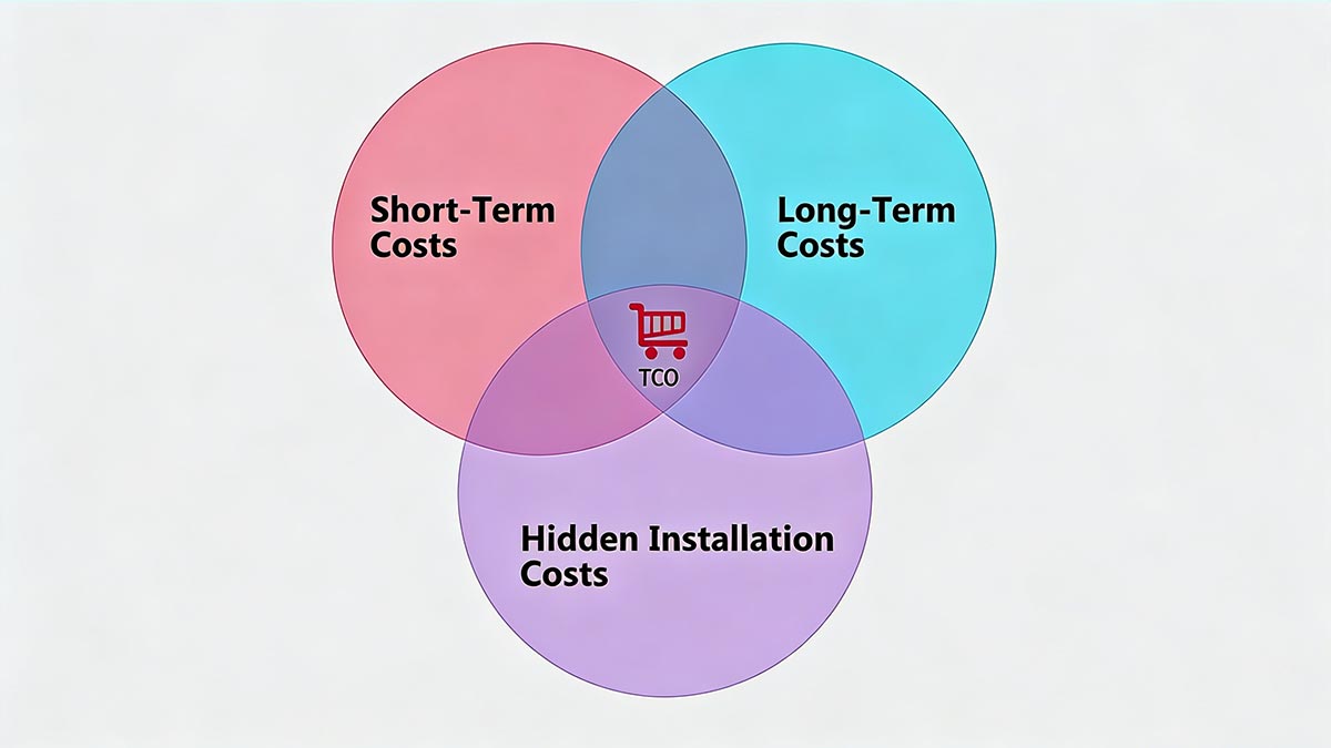 Cat5e vs. Cat6 vs. Cat6A Cost Comparison & Total Cost of Ownership (TCO)