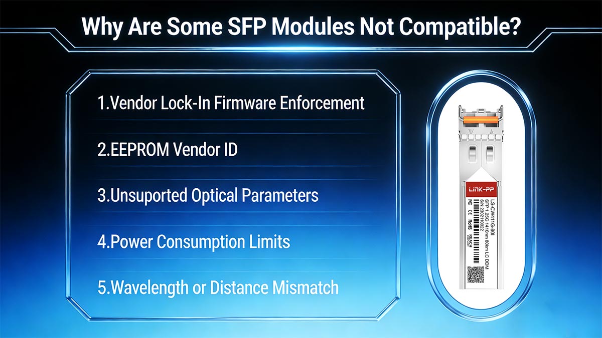 Why Are Some SFP Modules Not Compatible?