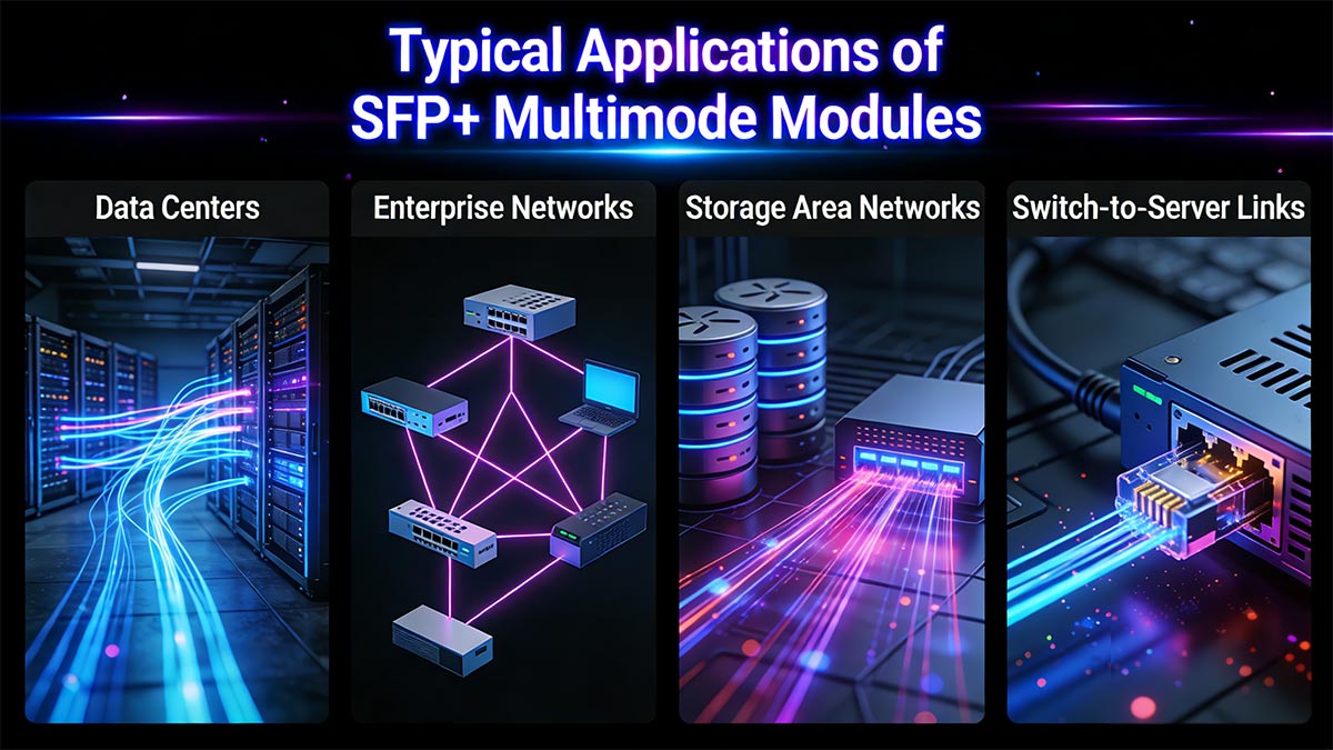 Typical Applications of SFP+ Multimode Modules