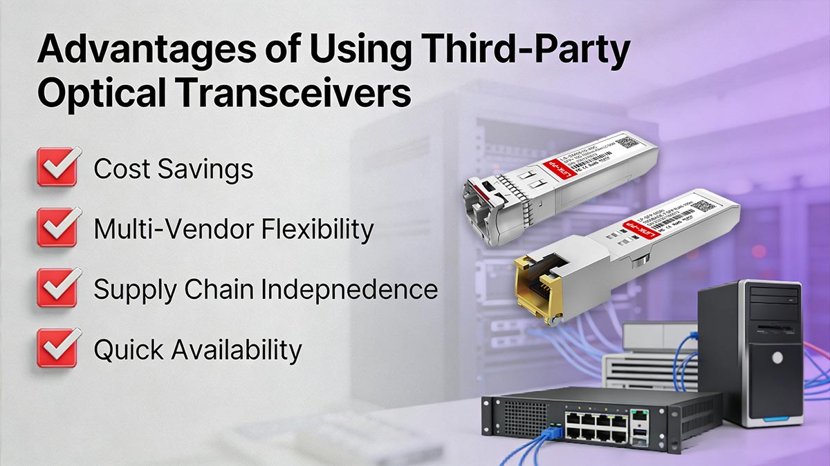 Advantages of Using Third-Party Transceivers