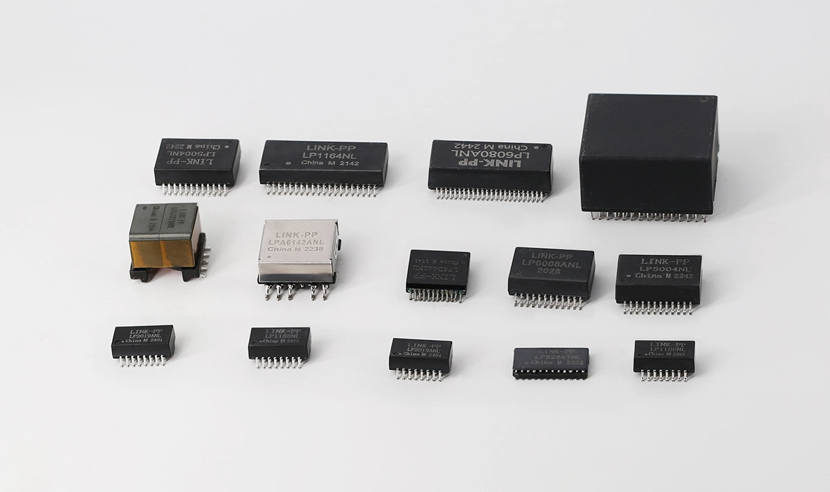 LAN transformer magnetics