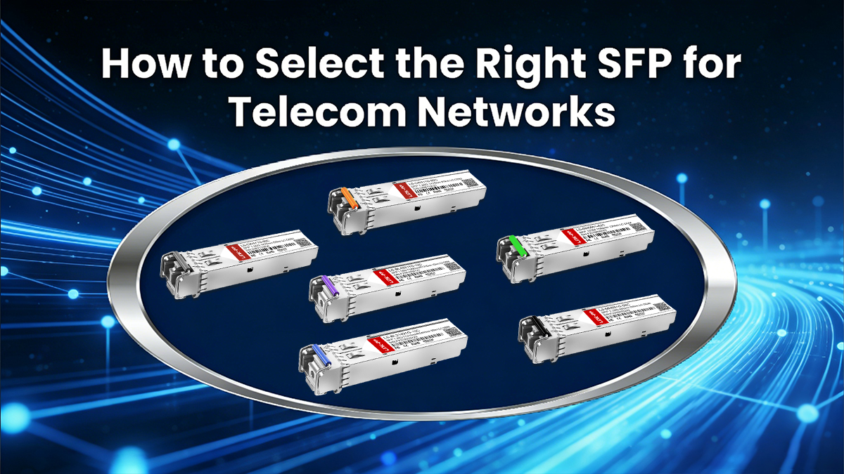 How to Select the Right SFP for Telecom Networks