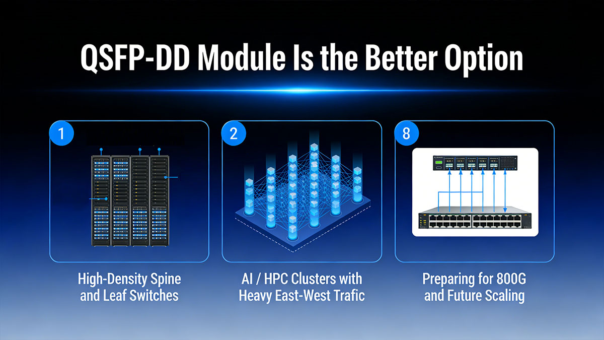 When Choose QSFP-DD 400G Modules