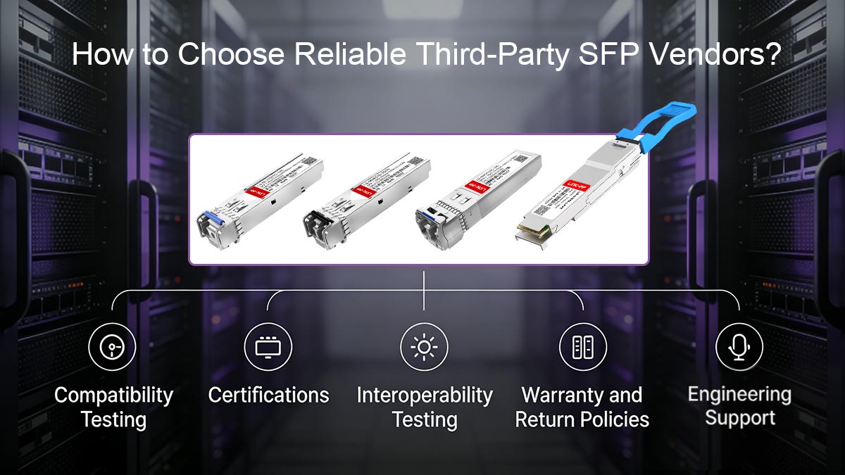 How to Choose Reliable Third-Party SFP Vendors