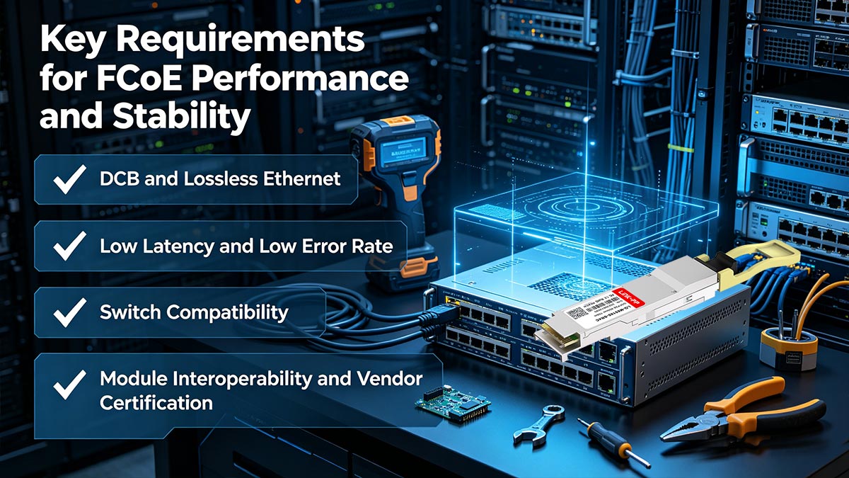 Key Requirements for FCoE Performance and Stability