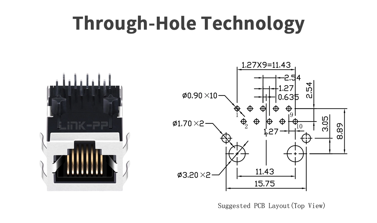 Through-Hole RJ45 Connector