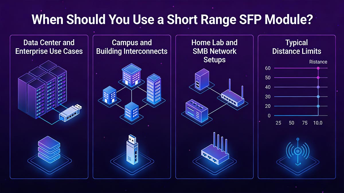 When Should You Use a Short Range SFP Module?