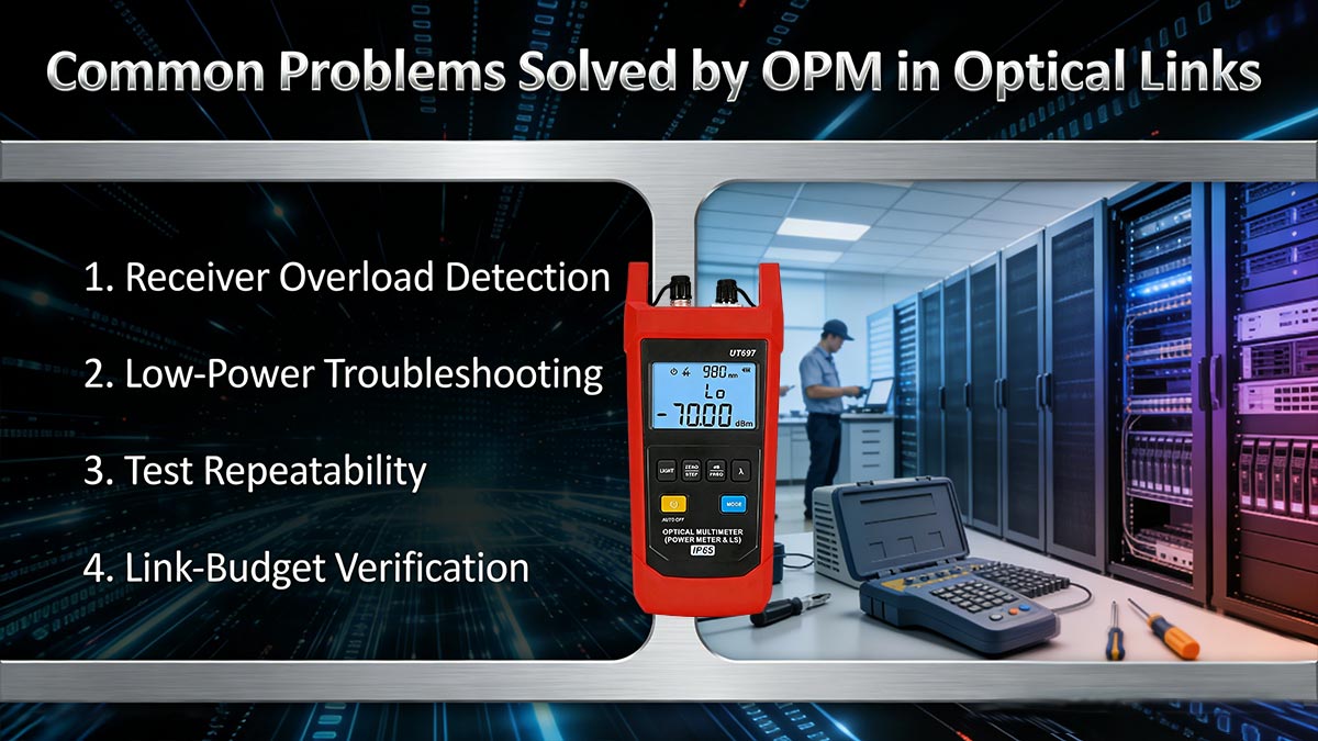 Common Problems Solved by OPM in Optical Links