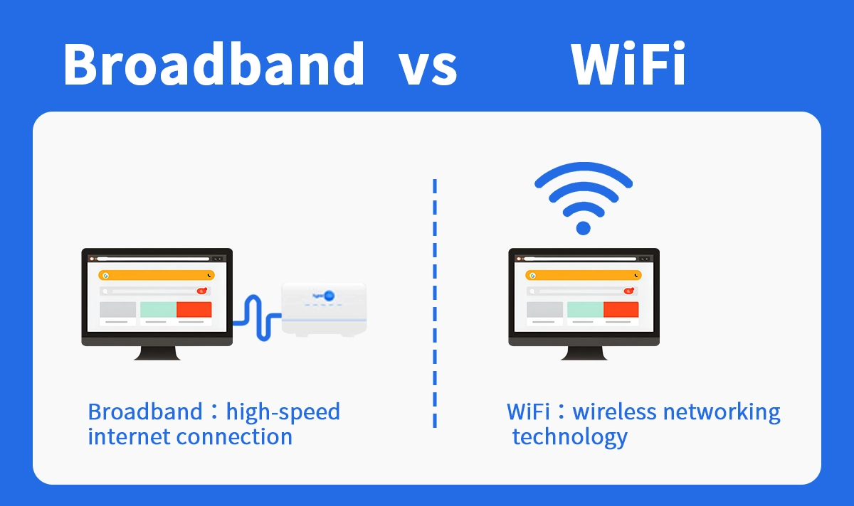 Broadband vs WiFi