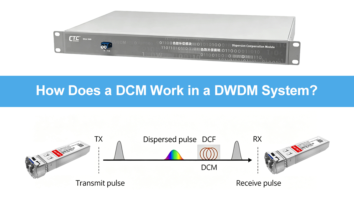 How Does a DCM Work in a DWDM System?