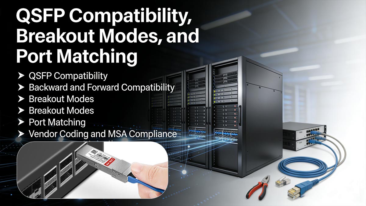 QSFP Compatibility, Breakout Modes, and Port Matching