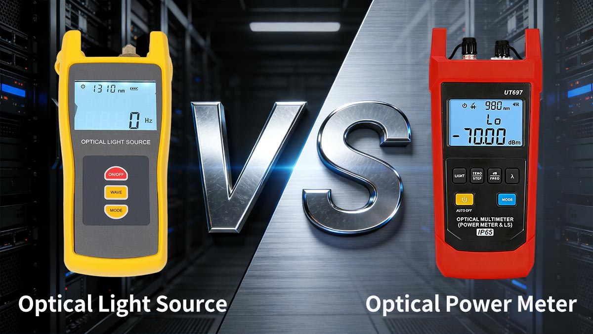 Optical Light Source vs. Optical Power Meter