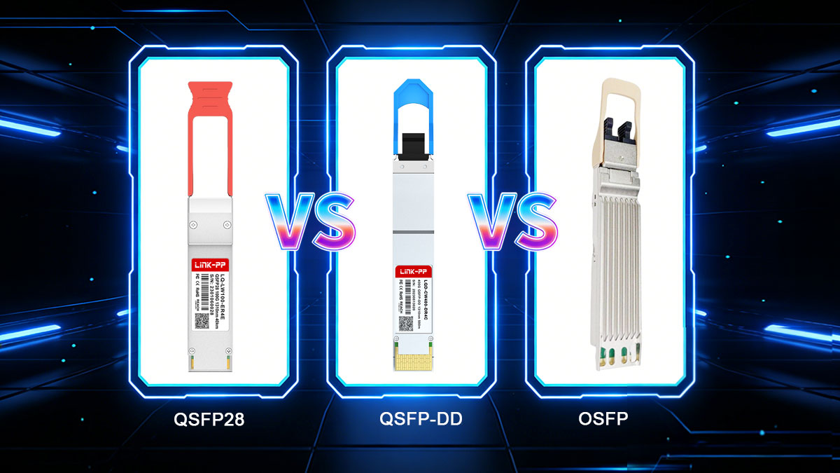 QSFP-DD vs. QSFP28 vs. OSFP — Power, Thermal, and Backward-compatibility